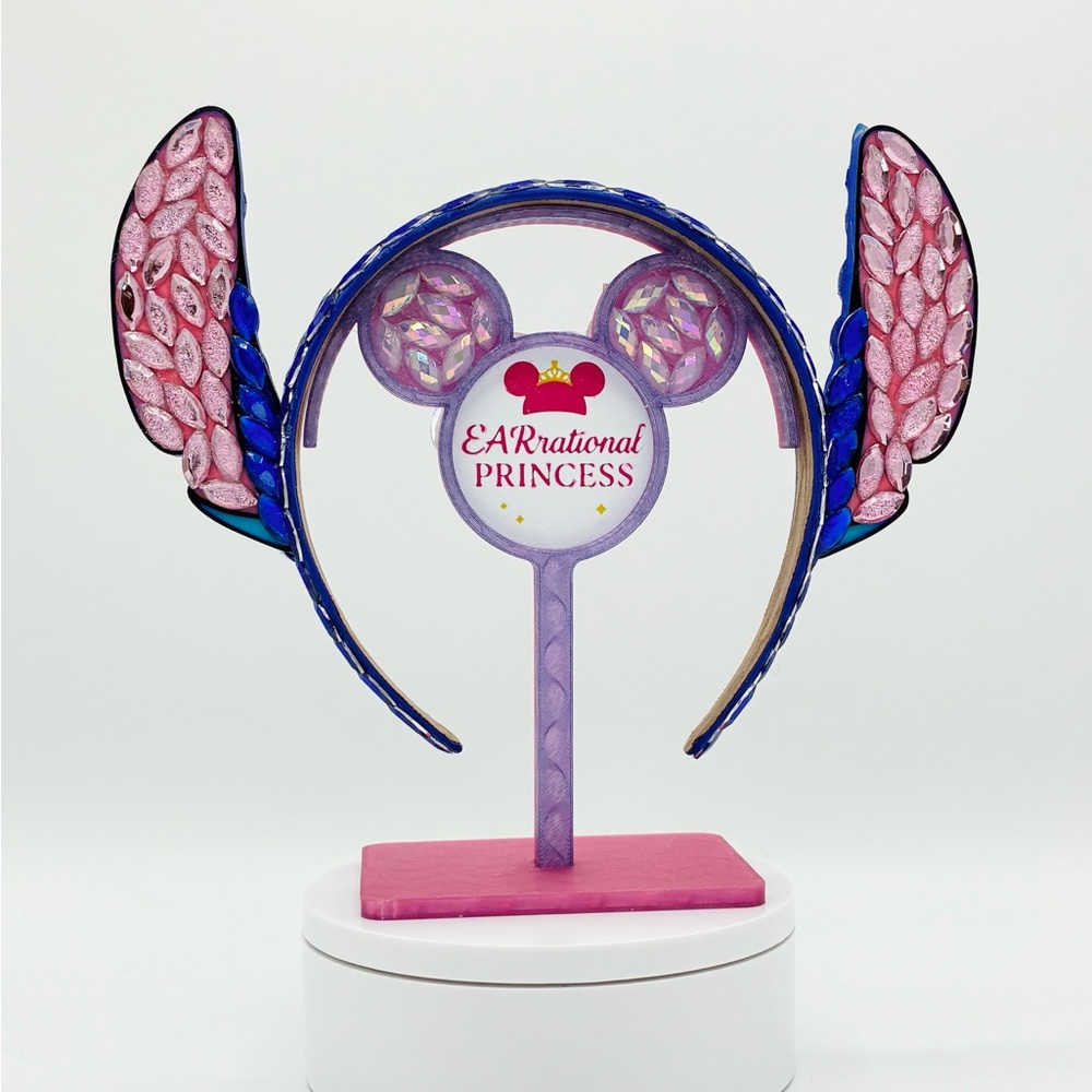 EARrational Princess Stitch Blue & Pink Mickey Ears Rhinestones💙💕